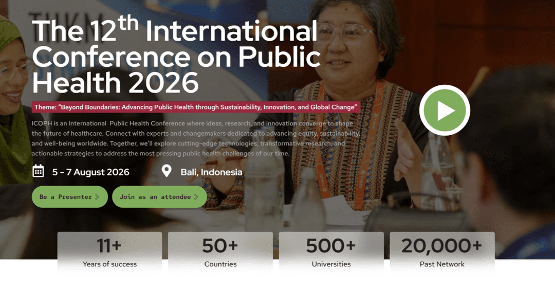 The 12th International Conference on Public Health 2026