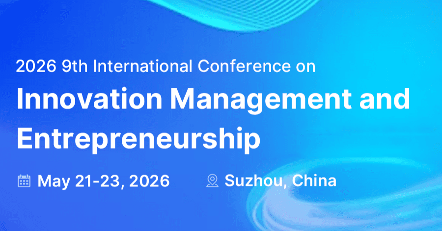 2026 9th International Conference on Innovation Management and Entrepreneurship logo
