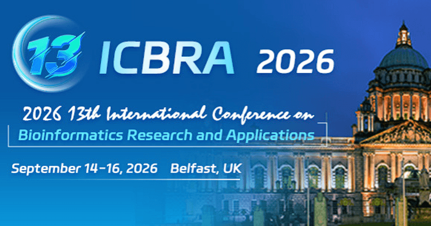 2026 13th International Conference on Bioinformatics Research and Applications (ICBRA 2026)