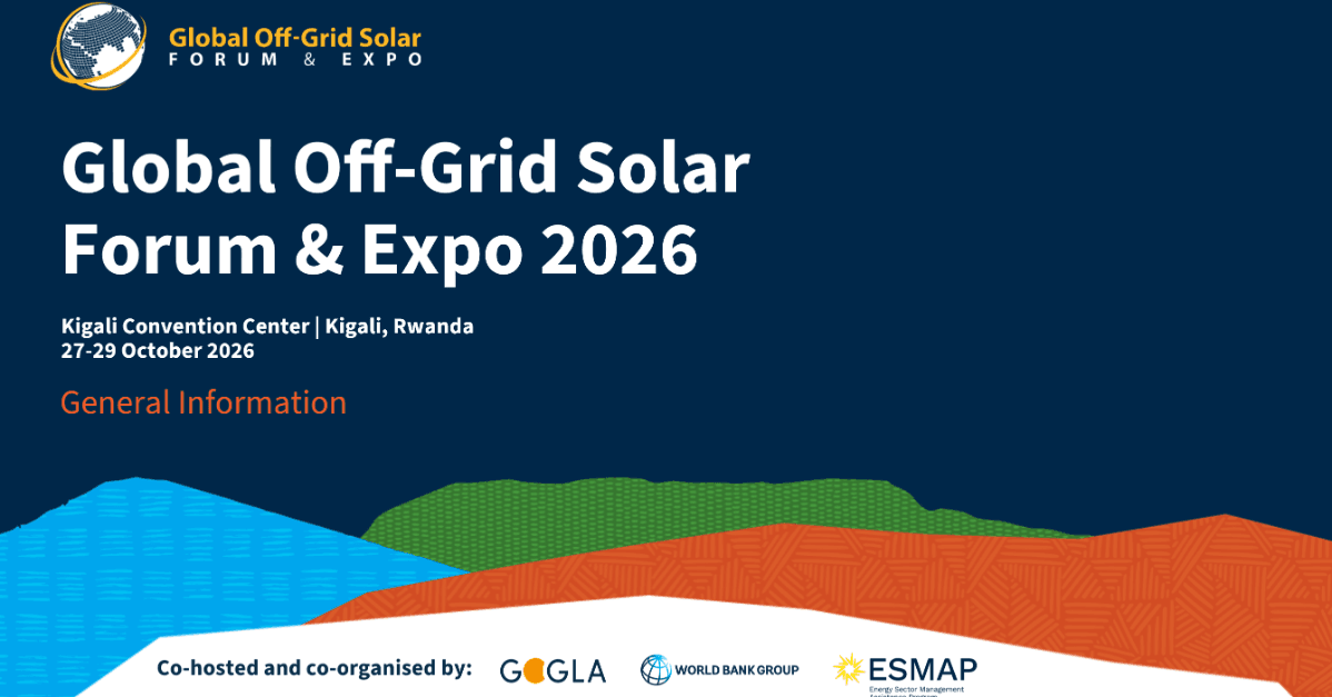 Global Off-Grid Solar Forum & Expo 2026