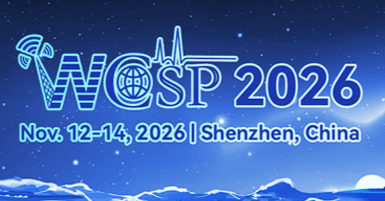 The Eighteenth International Conference on Wireless Communications and Signal Processing (WCSP 2026) logo