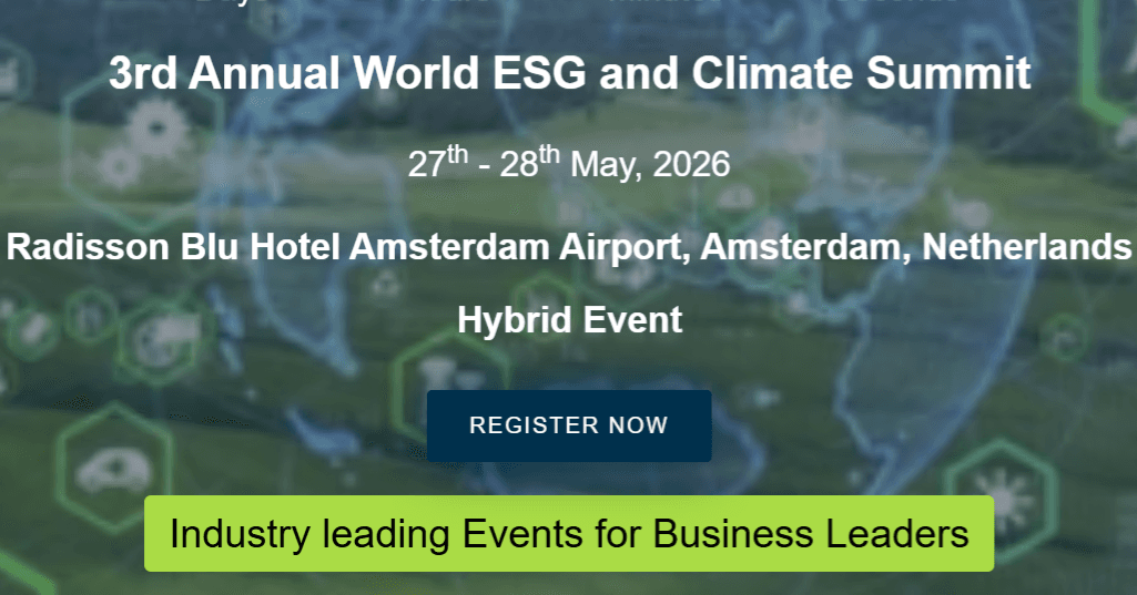 3rd Annual World ESG and Climate Summit logo