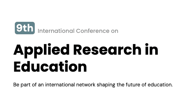 9th International Conference on Applied Research in Education logo