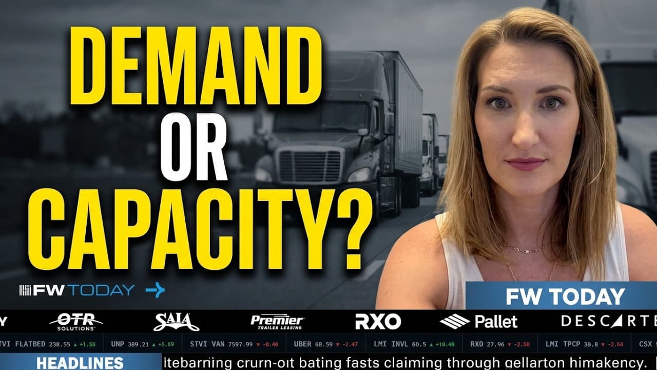 Freight Rates: Are they rising because of DEMAND or CAPACITY?
