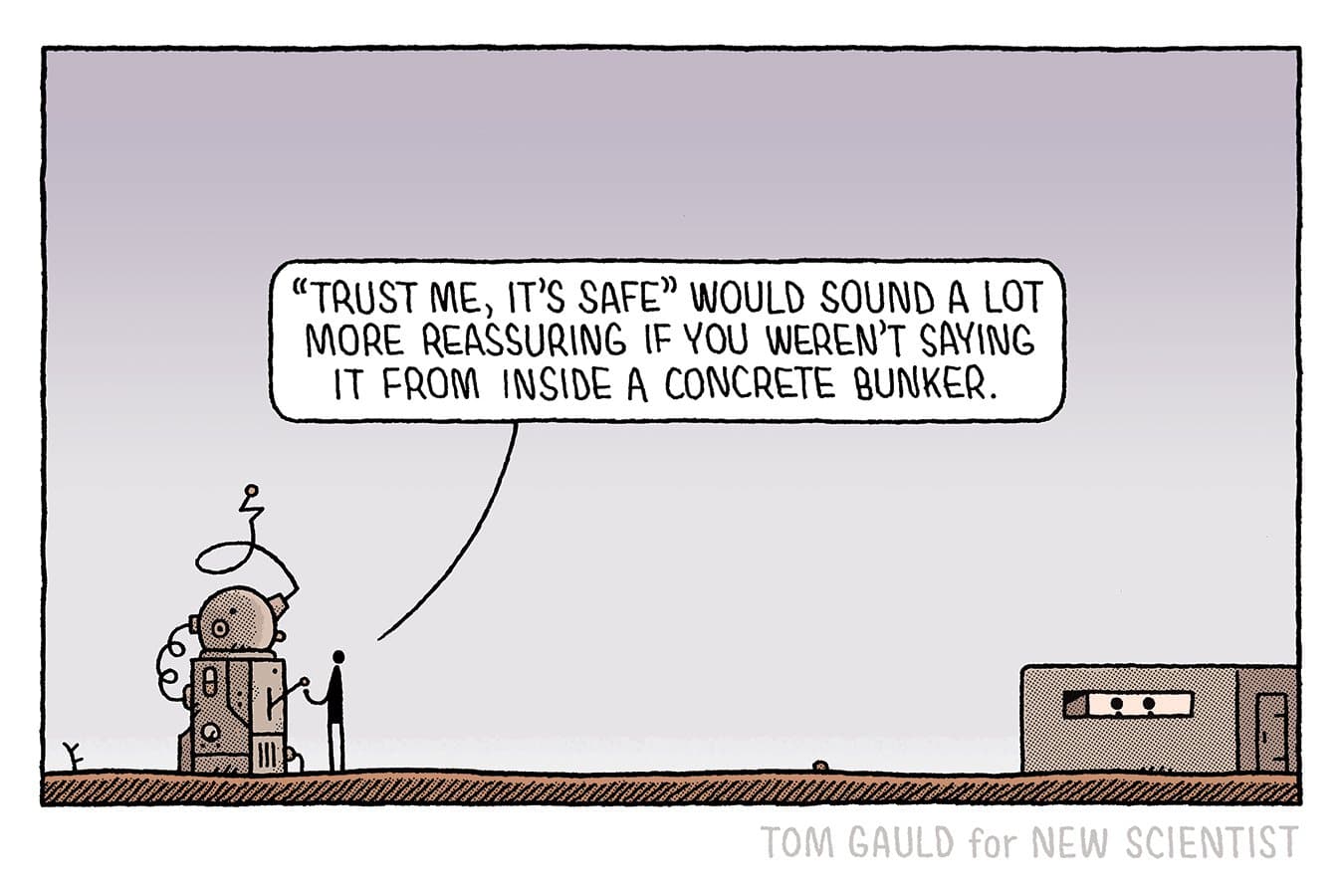 Tom Gauld: ‘Trust me, it’s safe’