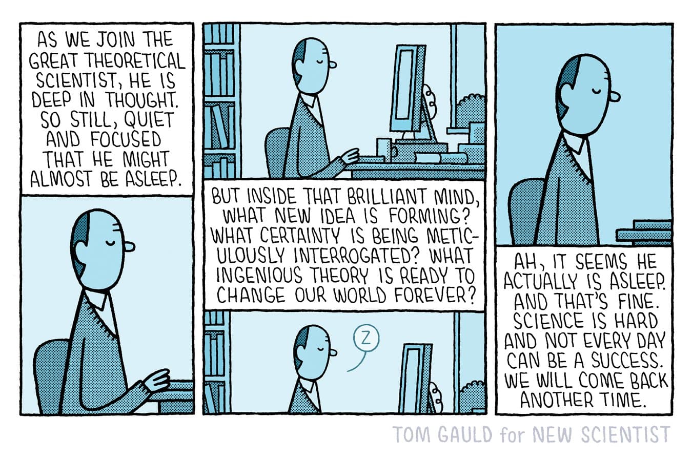 Tom Gauld on an audience with the great theoretical scientist
