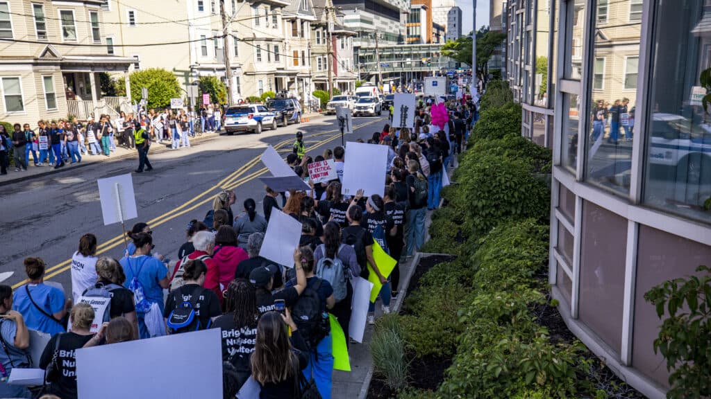 STAT+: Mass General Brigham, nurses called to talk at State House amid biggest nursing strike in Mass.